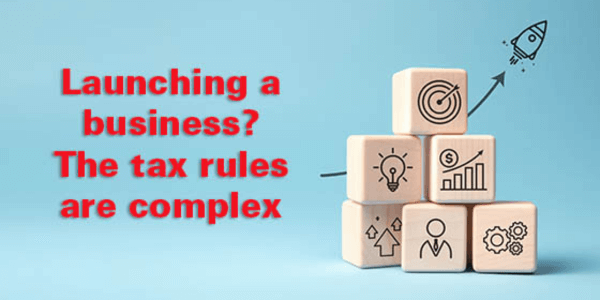 Startup costs and taxes