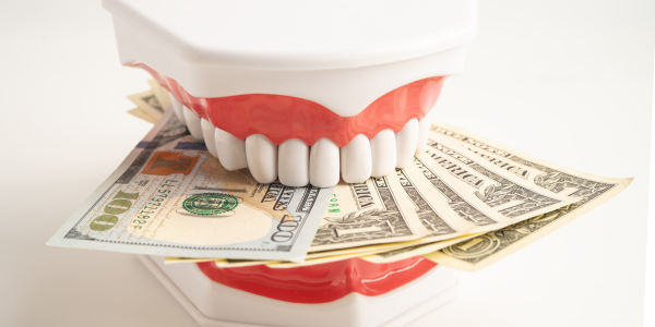 dental fees teeth with money