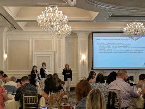 Valerie Dolan, CPA, Heidi Wohlleb, CPA, and Man Lee, CPA presenting at Annual SBA Seminar
