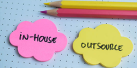 in-house vs outsourcing hr for nonprofits graphic
